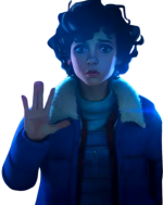 Eleven Stranger Things Tales Blue Puffer Jacket - Image 2